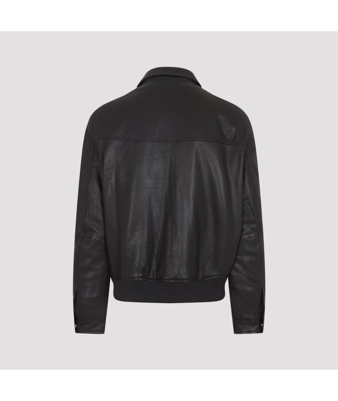 YVES SALOMON Коричневая кожаная куртка, фото 3