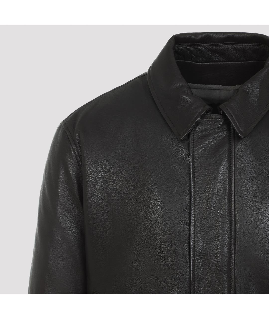 YVES SALOMON Коричневая кожаная куртка, фото 4