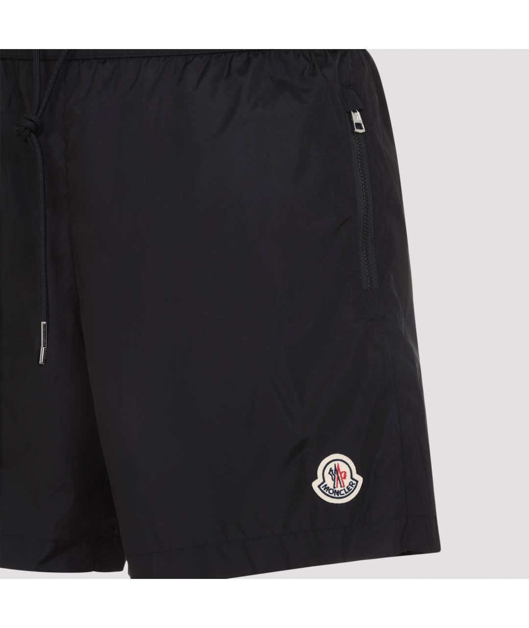 MONCLER Черные полиамидовые плавки, фото 4