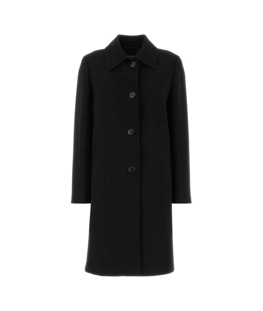 MAX MARA Черное пальто, фото 1