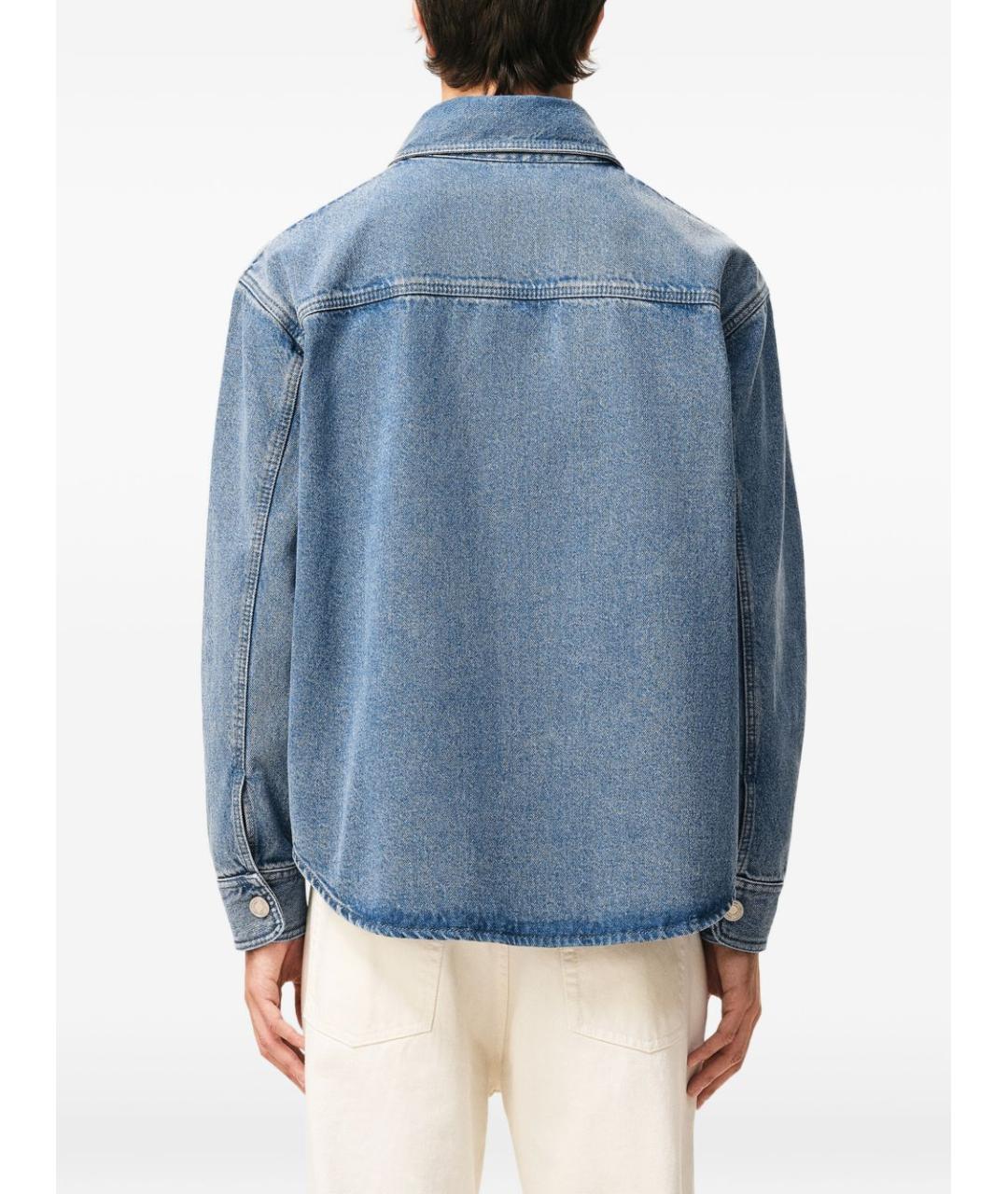 Ami Paris Синяя хлопковая рубашка, фото 3