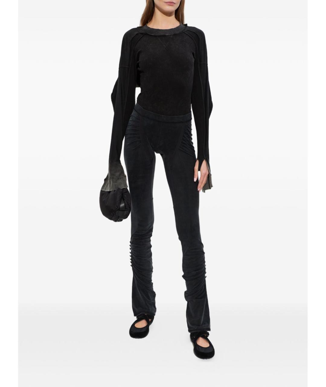 TORY BURCH Черные синтетические балетки, фото 3