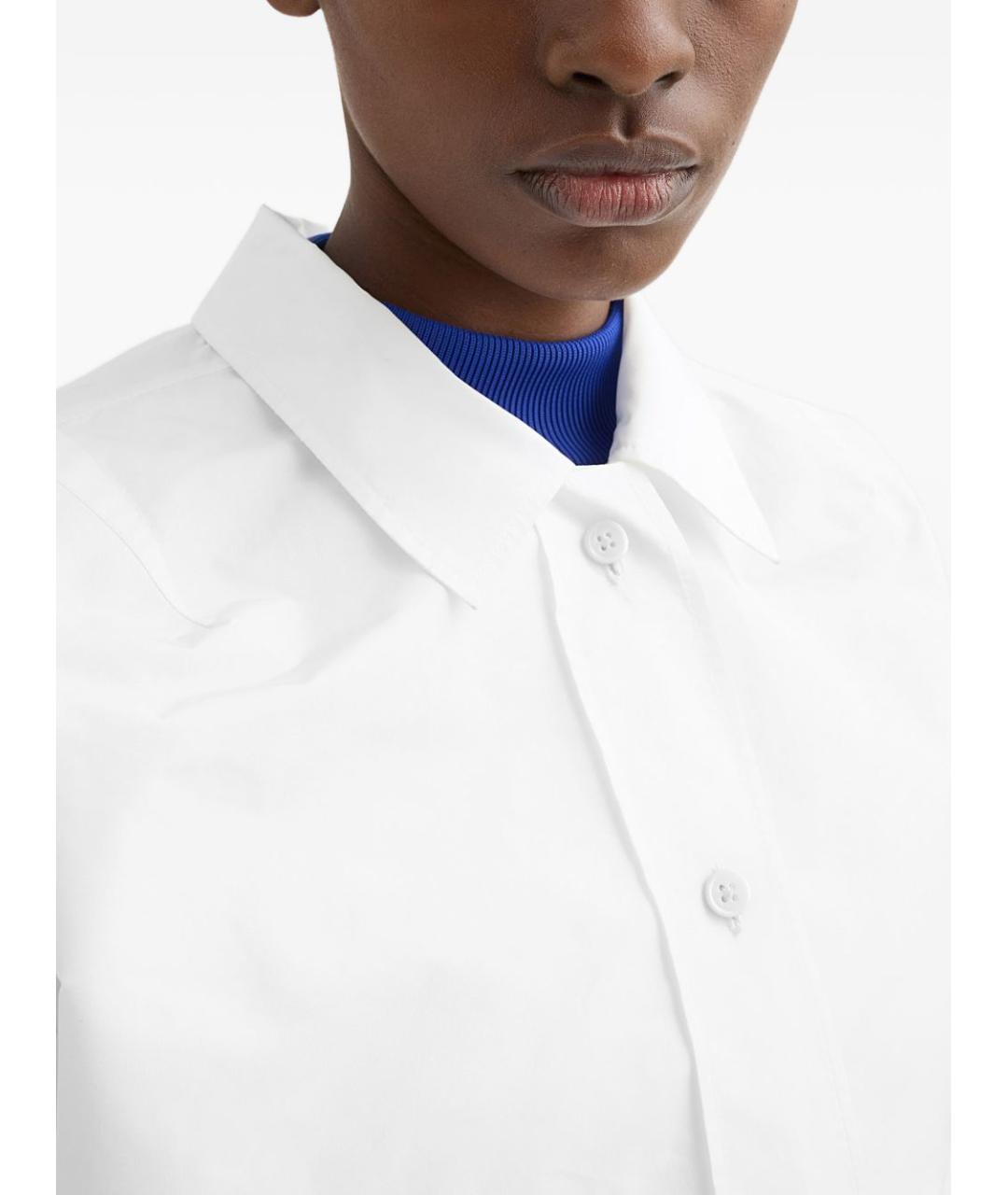 JIL SANDER Белая полиэстеровая куртка, фото 2