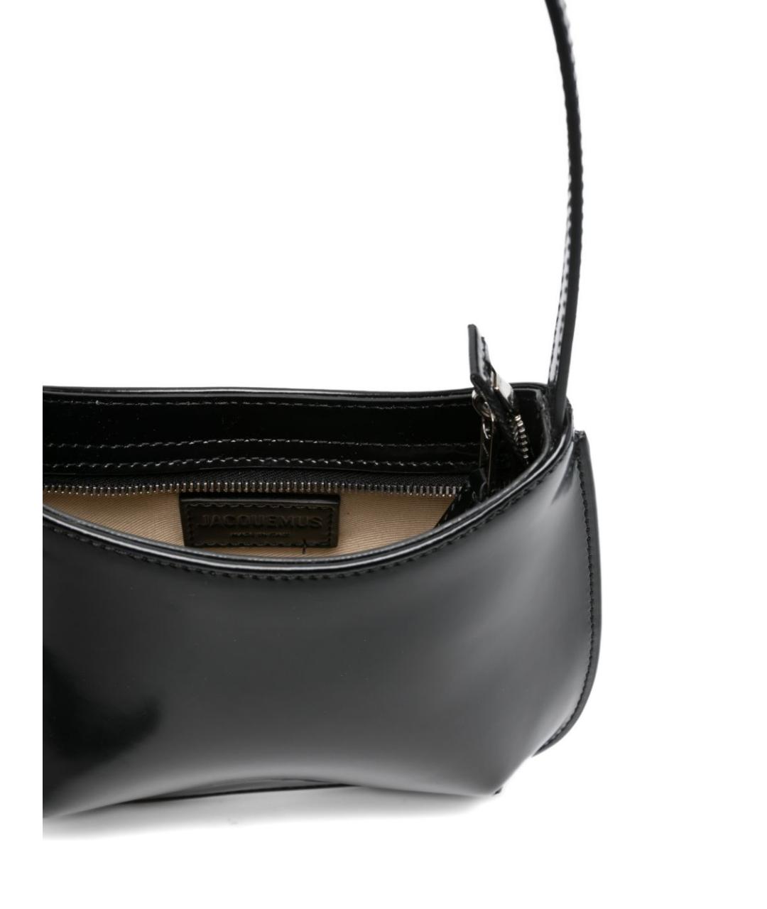 JACQUEMUS Черная сумка через плечо, фото 4
