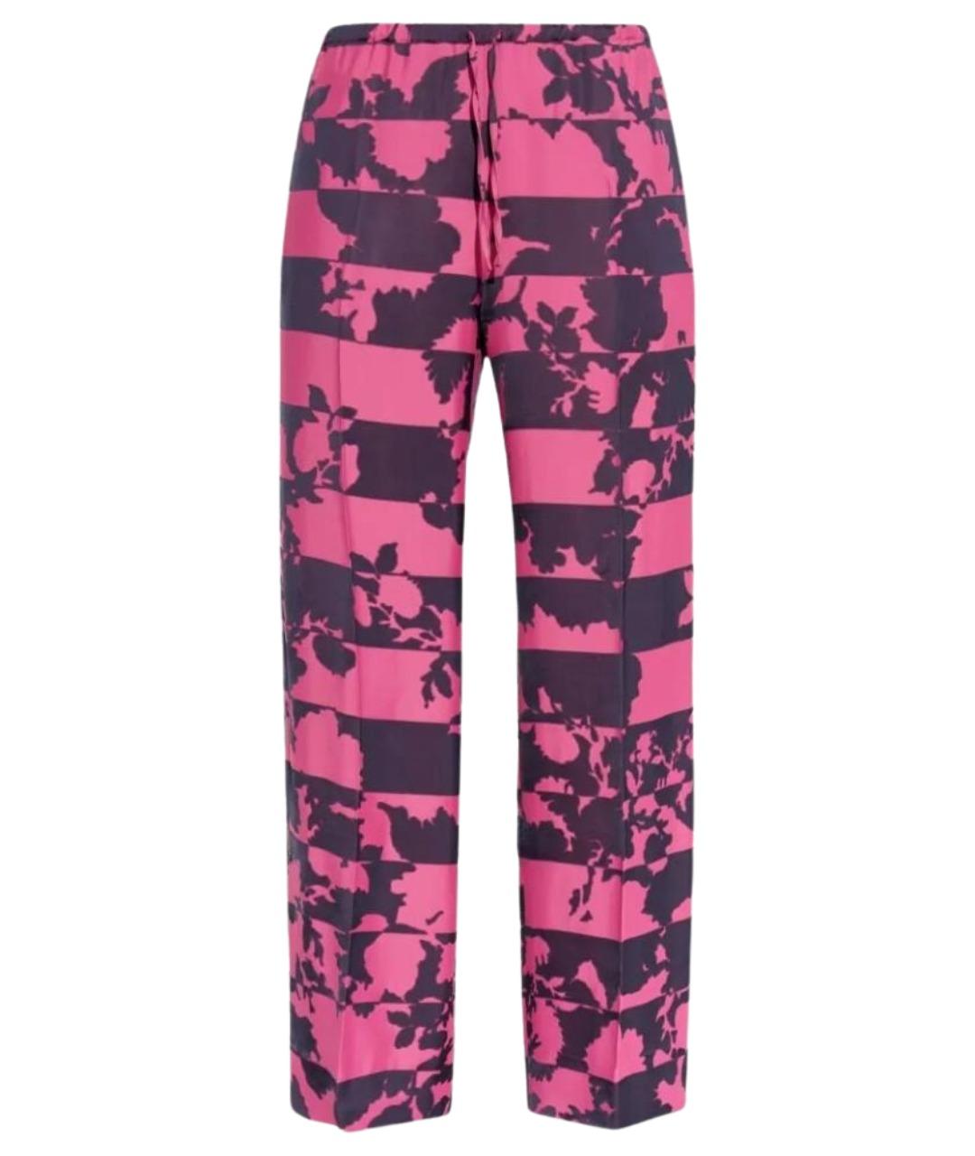 DRIES VAN NOTEN Мульти ацетатные прямые брюки, фото 1