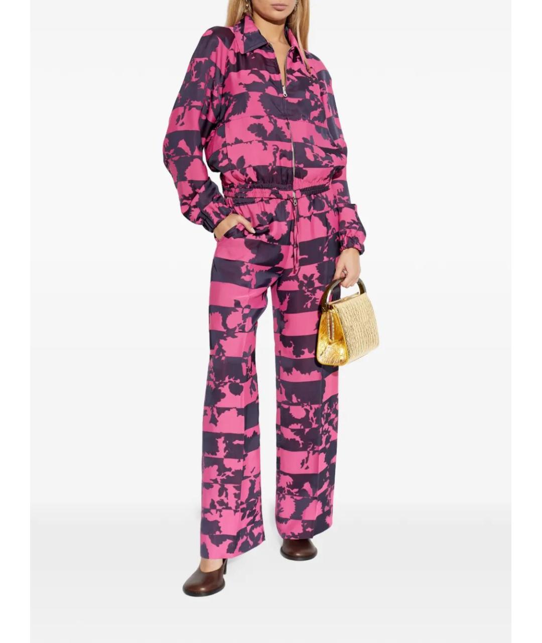 DRIES VAN NOTEN Мульти ацетатные прямые брюки, фото 4