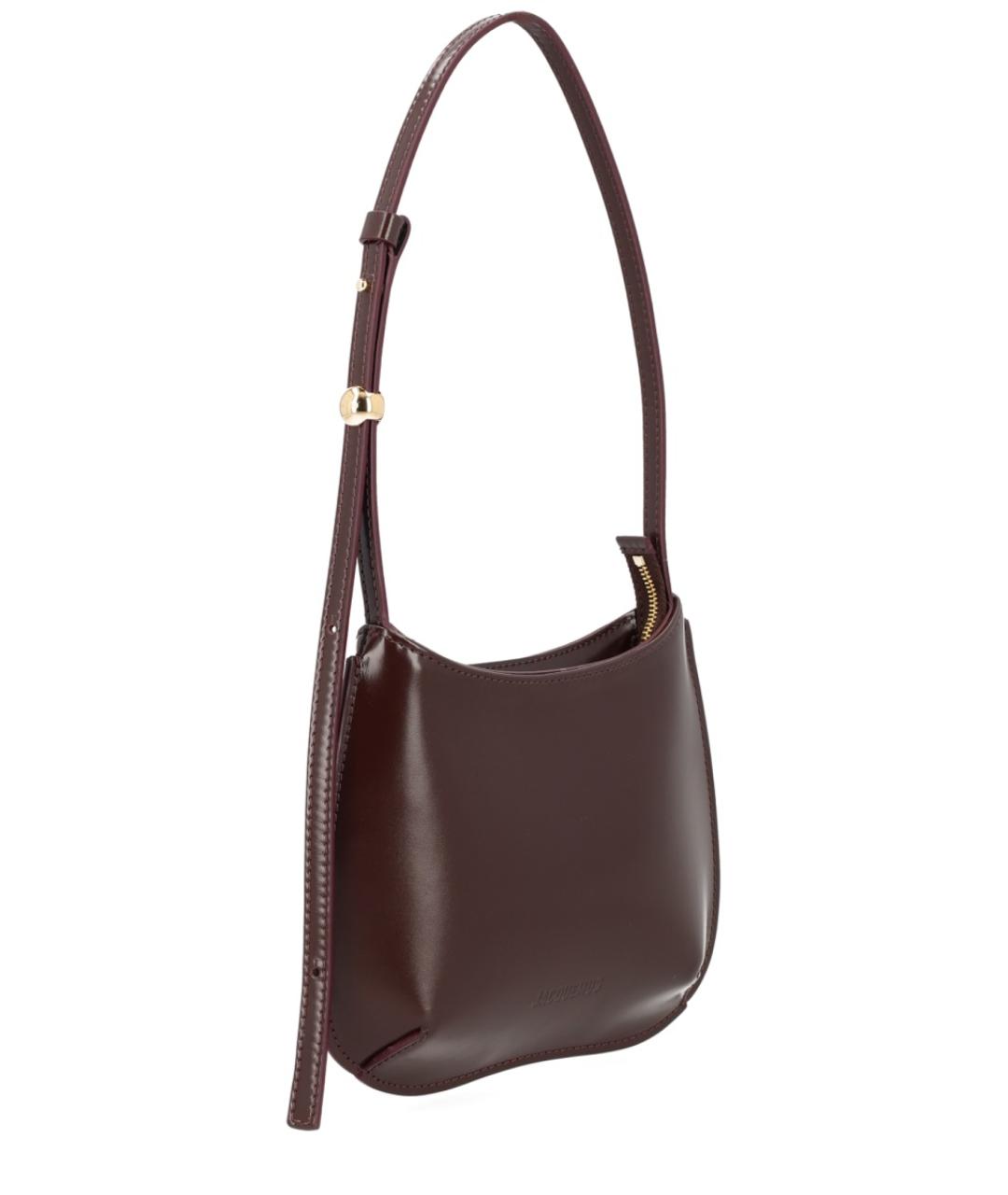 JACQUEMUS Бордовая сумка через плечо, фото 3