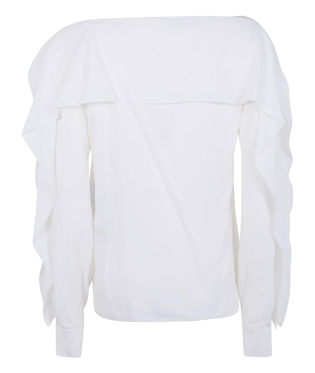 LANVIN Белый шелковый джемпер / свитер, фото 2