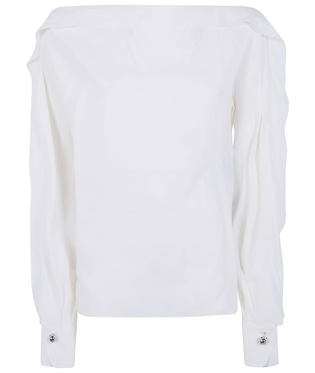 LANVIN Белый шелковый джемпер / свитер, фото 1