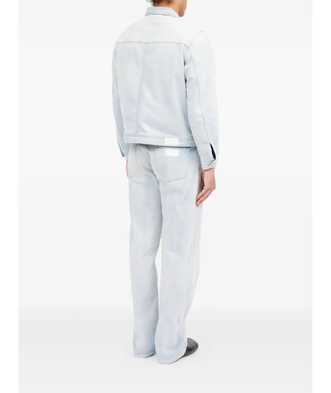 MM6 MAISON MARGIELA Синяя хлопковая куртка, фото 4