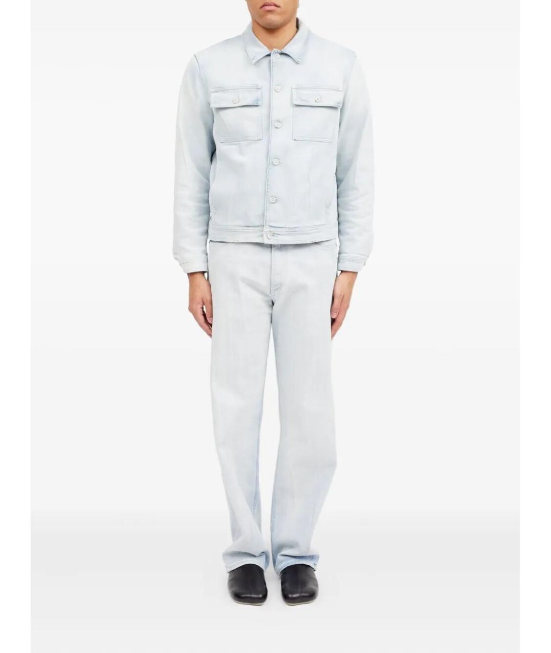 MM6 MAISON MARGIELA Синяя хлопковая куртка, фото 2