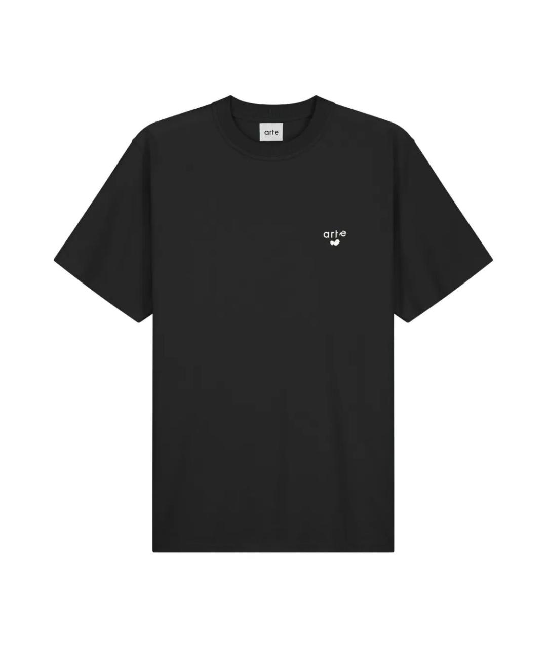 ARTE ANTWERP Черная хлопковая футболка, фото 1