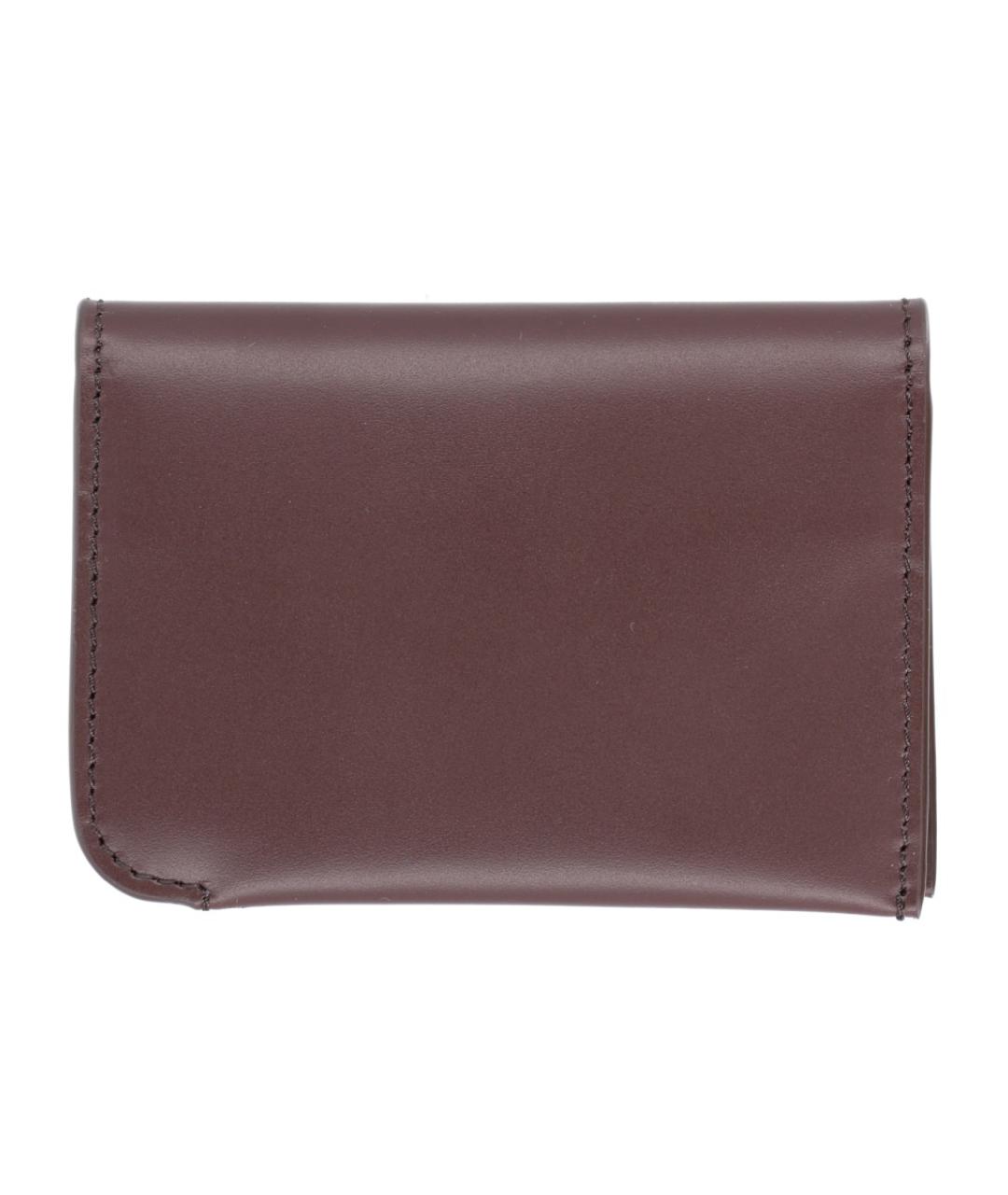 JACQUEMUS Коричневый кожаный кошелек, фото 2