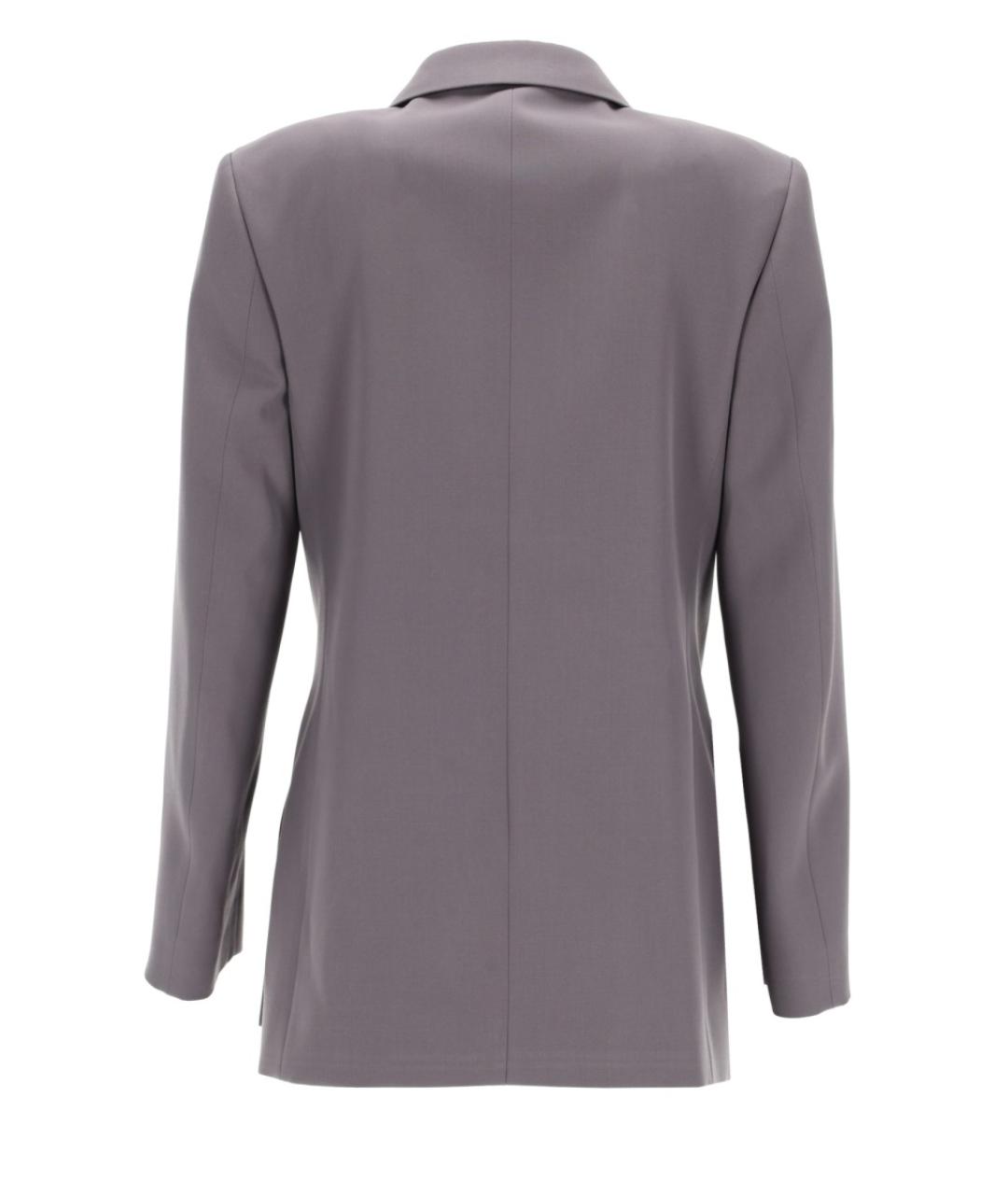 JIL SANDER Серый шерстяной жакет/пиджак, фото 3