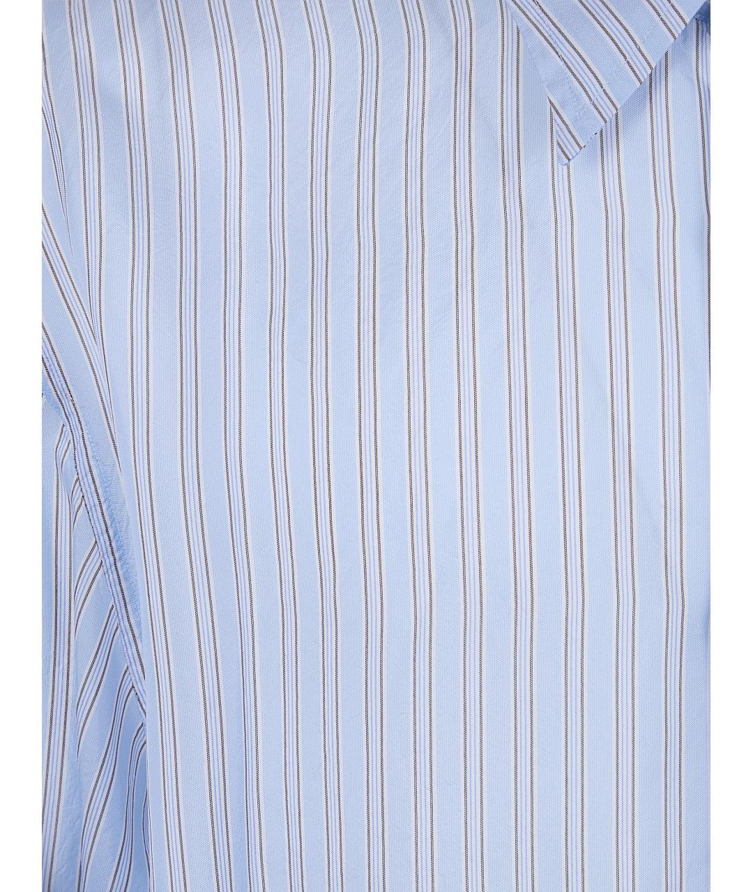 DRIES VAN NOTEN Голубая кэжуал рубашка, фото 3