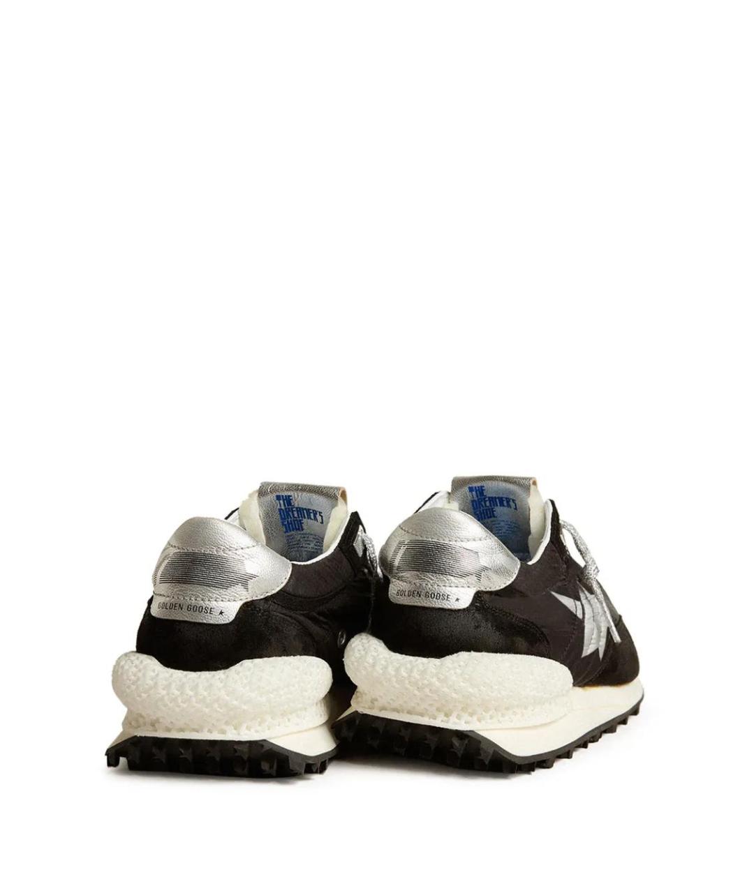 GOLDEN GOOSE DELUXE BRAND Черные синтетические низкие кроссовки / кеды, фото 3