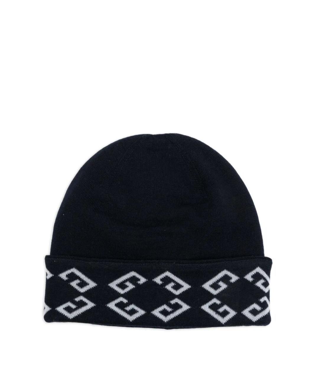GIVENCHY Синяя шерстяная шапка, фото 1