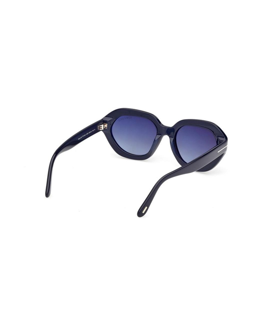 TOM FORD Синие пластиковые солнцезащитные очки, фото 5