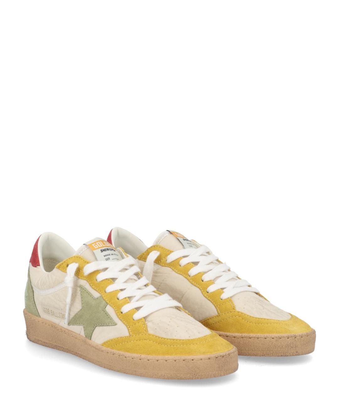 GOLDEN GOOSE DELUXE BRAND Мульти кожаные кеды, фото 2