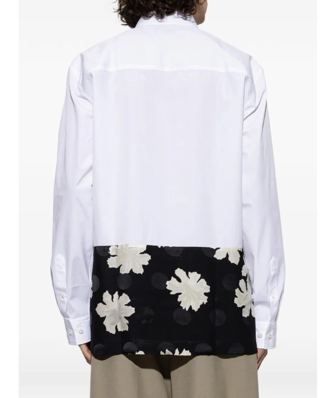 DRIES VAN NOTEN Белая хлопковая кэжуал рубашка, фото 3