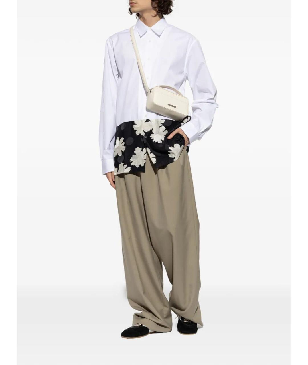 DRIES VAN NOTEN Белая хлопковая кэжуал рубашка, фото 5