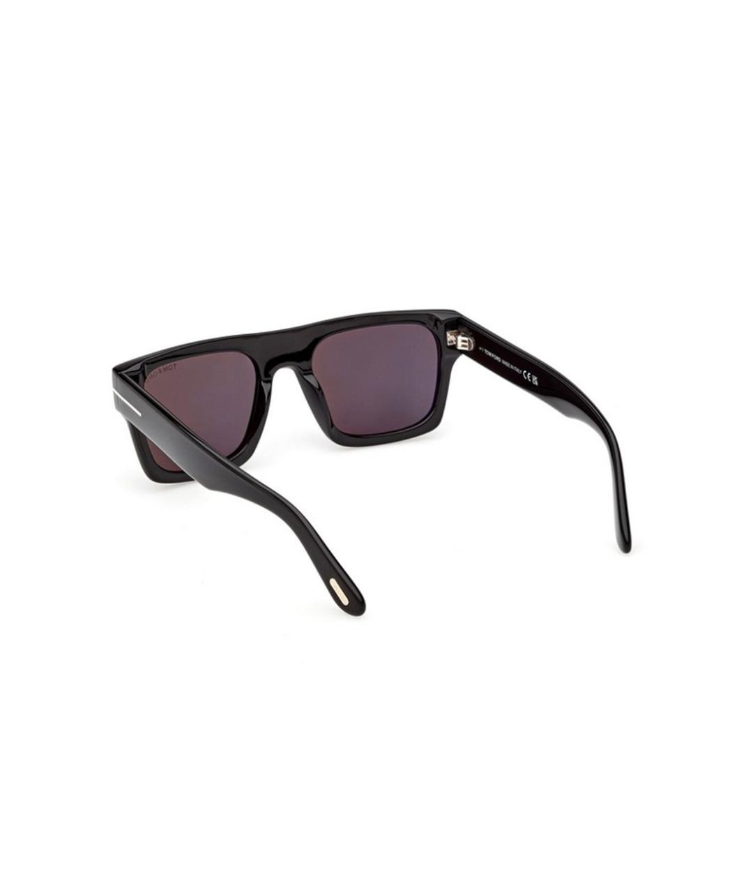 TOM FORD Черные пластиковые солнцезащитные очки, фото 3