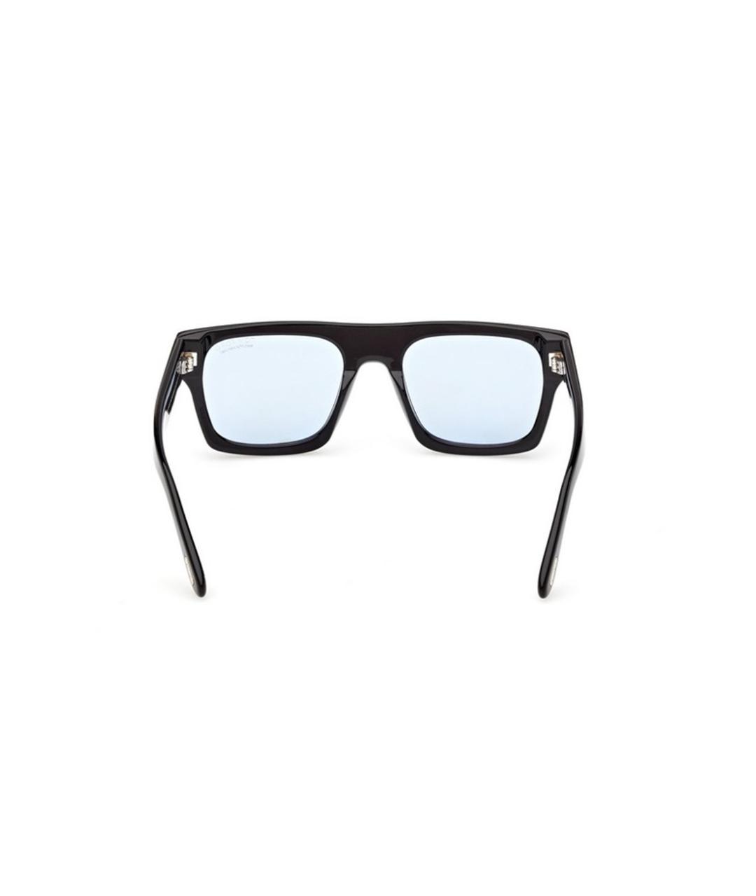 TOM FORD Черные пластиковые солнцезащитные очки, фото 4