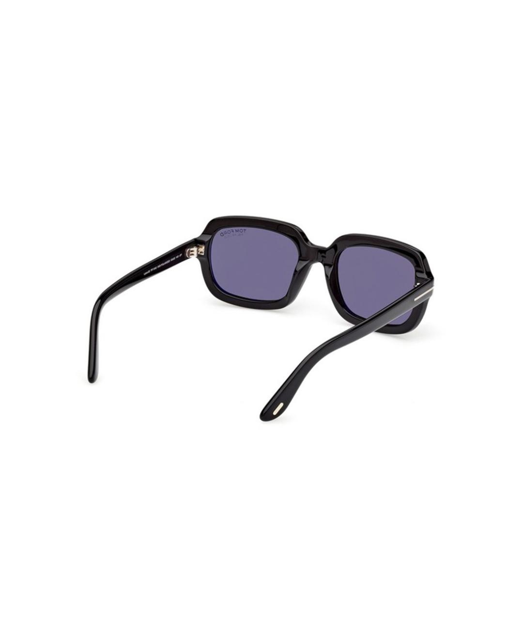 TOM FORD Черные пластиковые солнцезащитные очки, фото 5