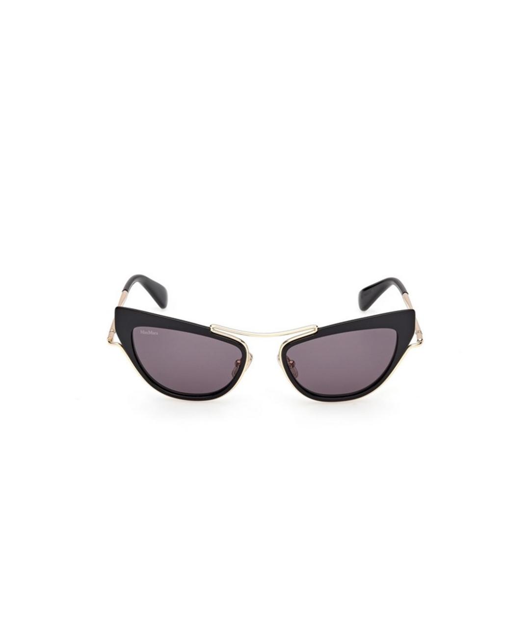 MAX MARA Черные металлические солнцезащитные очки, фото 3