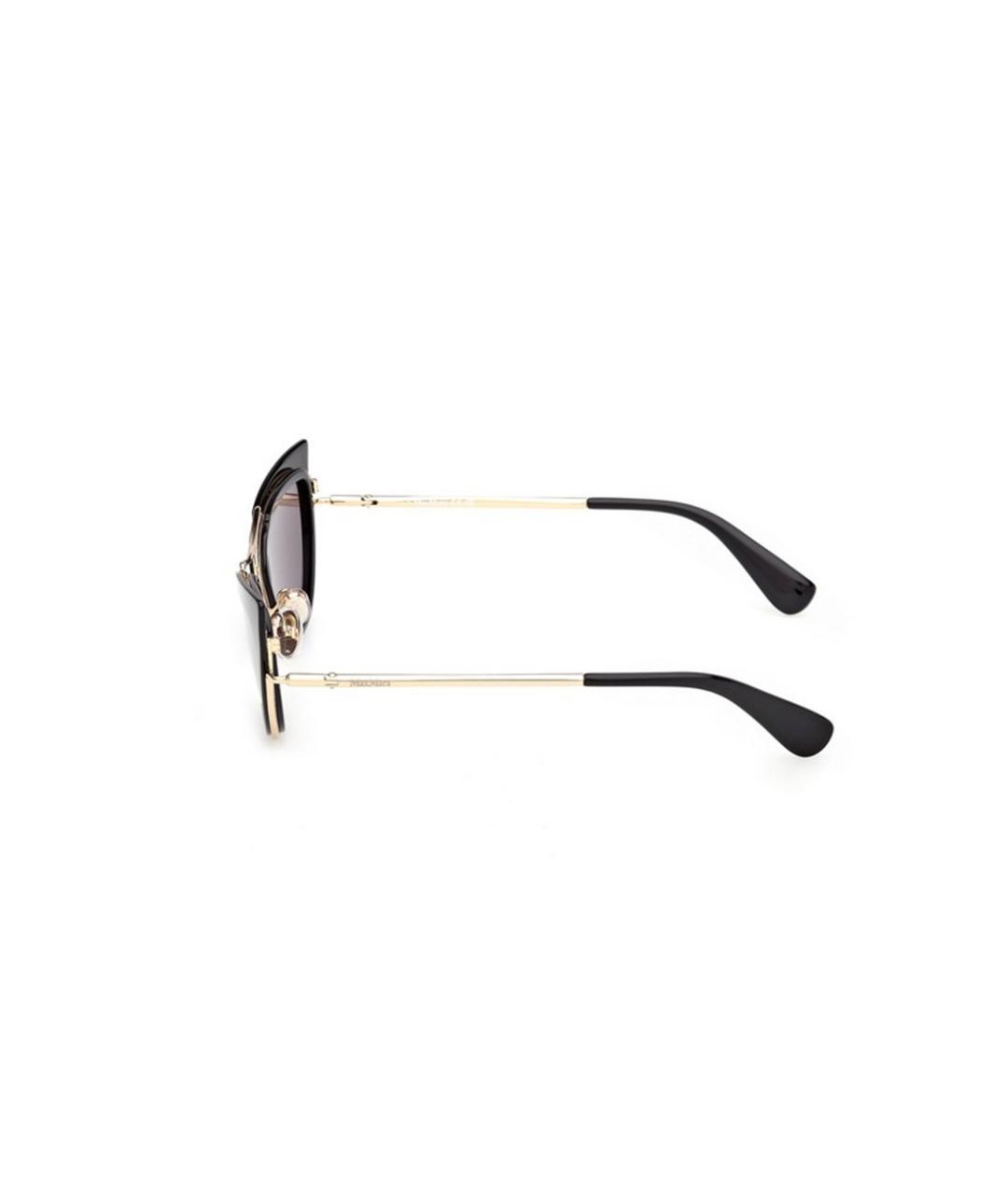 MAX MARA Черные металлические солнцезащитные очки, фото 2