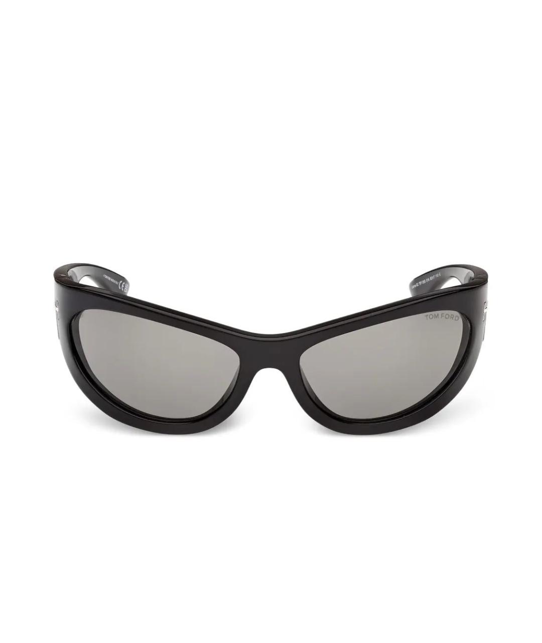 TOM FORD Черные пластиковые солнцезащитные очки, фото 2