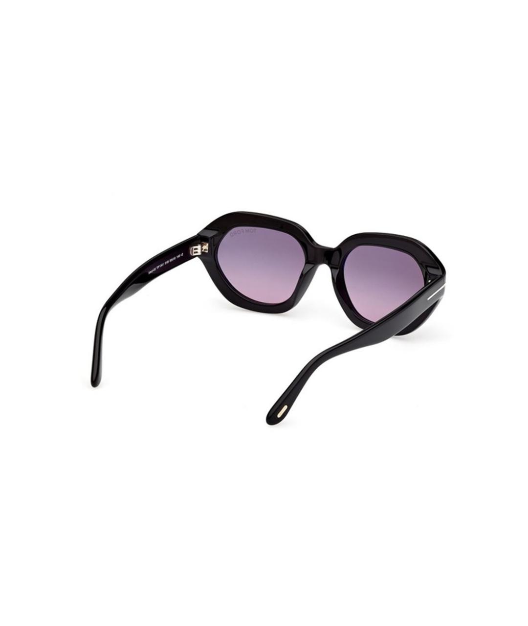 TOM FORD Черные пластиковые солнцезащитные очки, фото 5