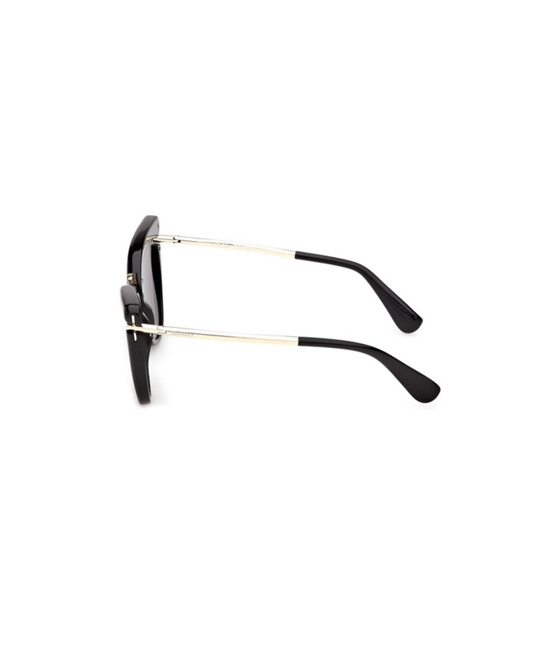 MAX MARA Черные пластиковые солнцезащитные очки, фото 2