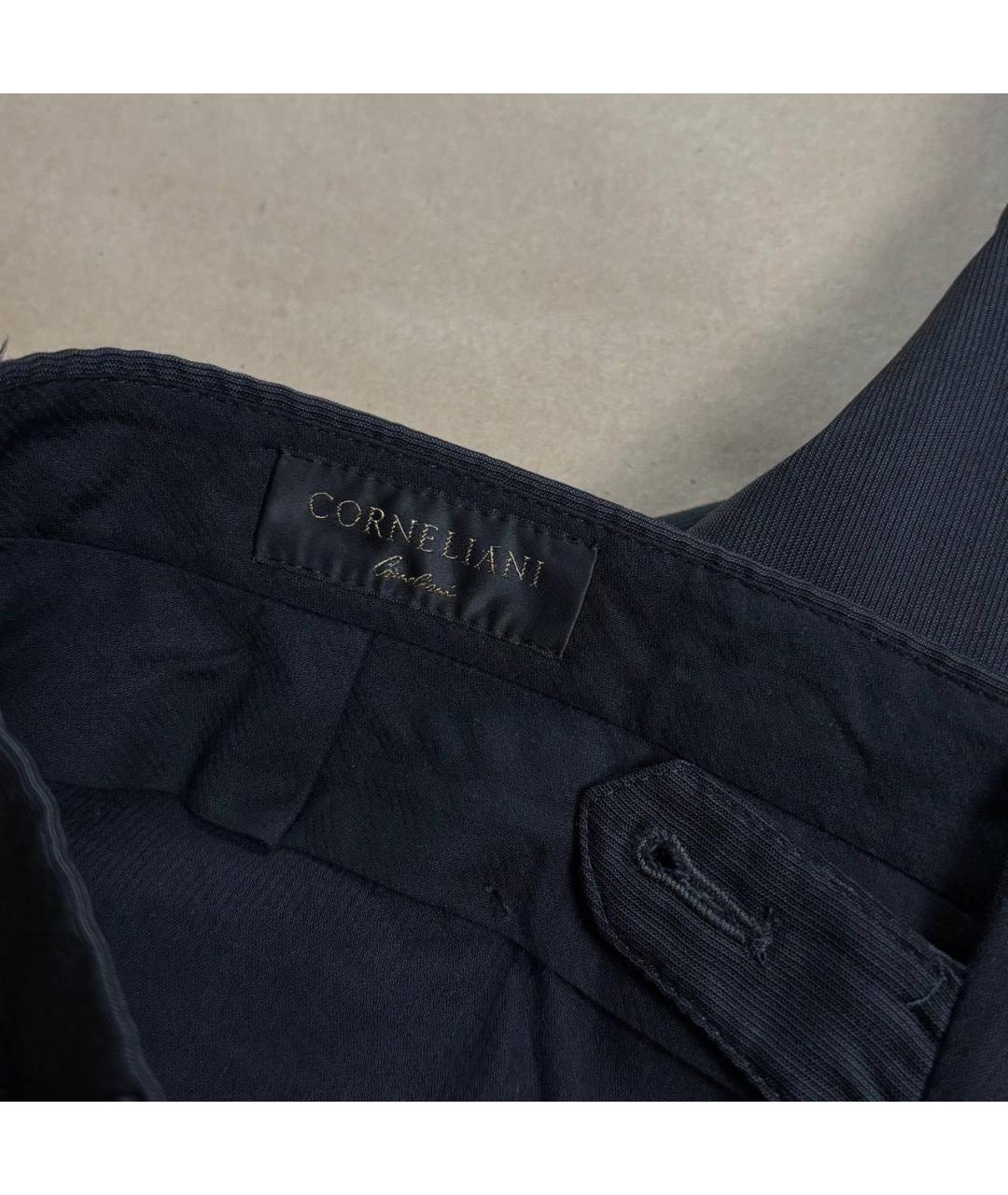 CORNELIANI Черные шерстяные классические брюки, фото 5