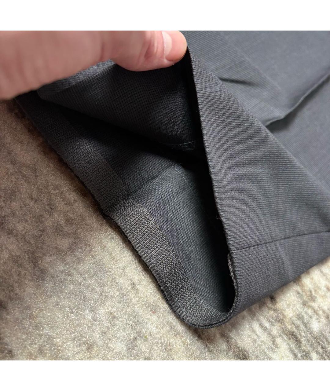 CORNELIANI Черные шерстяные классические брюки, фото 7