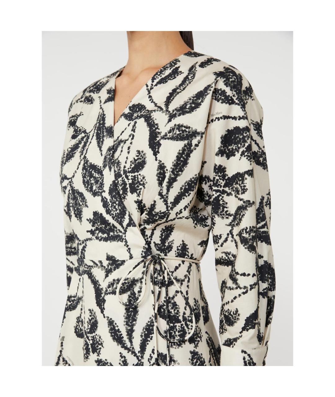 MAX MARA Мульти хлопковое повседневное платье, фото 4