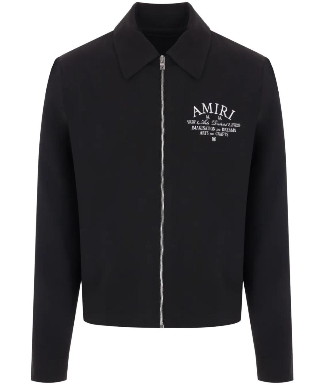 AMIRI Черная шерстяная куртка, фото 1