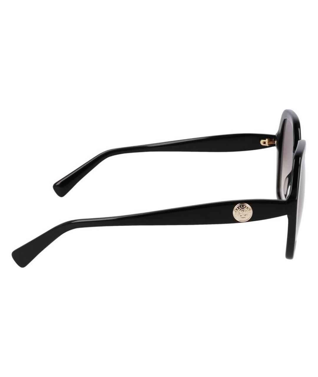 LONGCHAMP Черные пластиковые солнцезащитные очки, фото 4