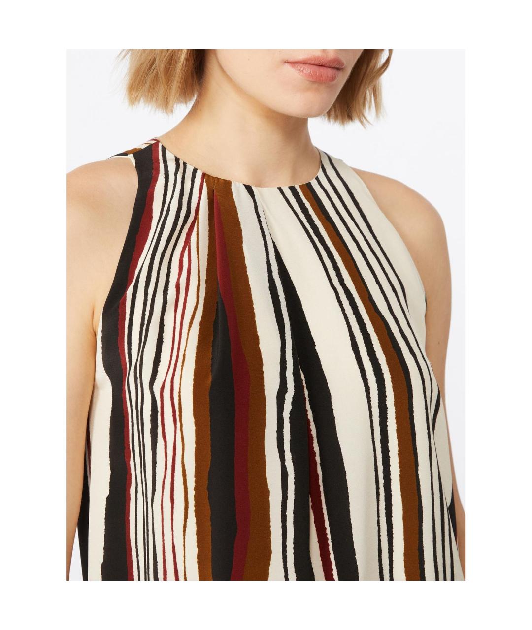 MAX MARA STUDIO Мульти шелковая майка, фото 4