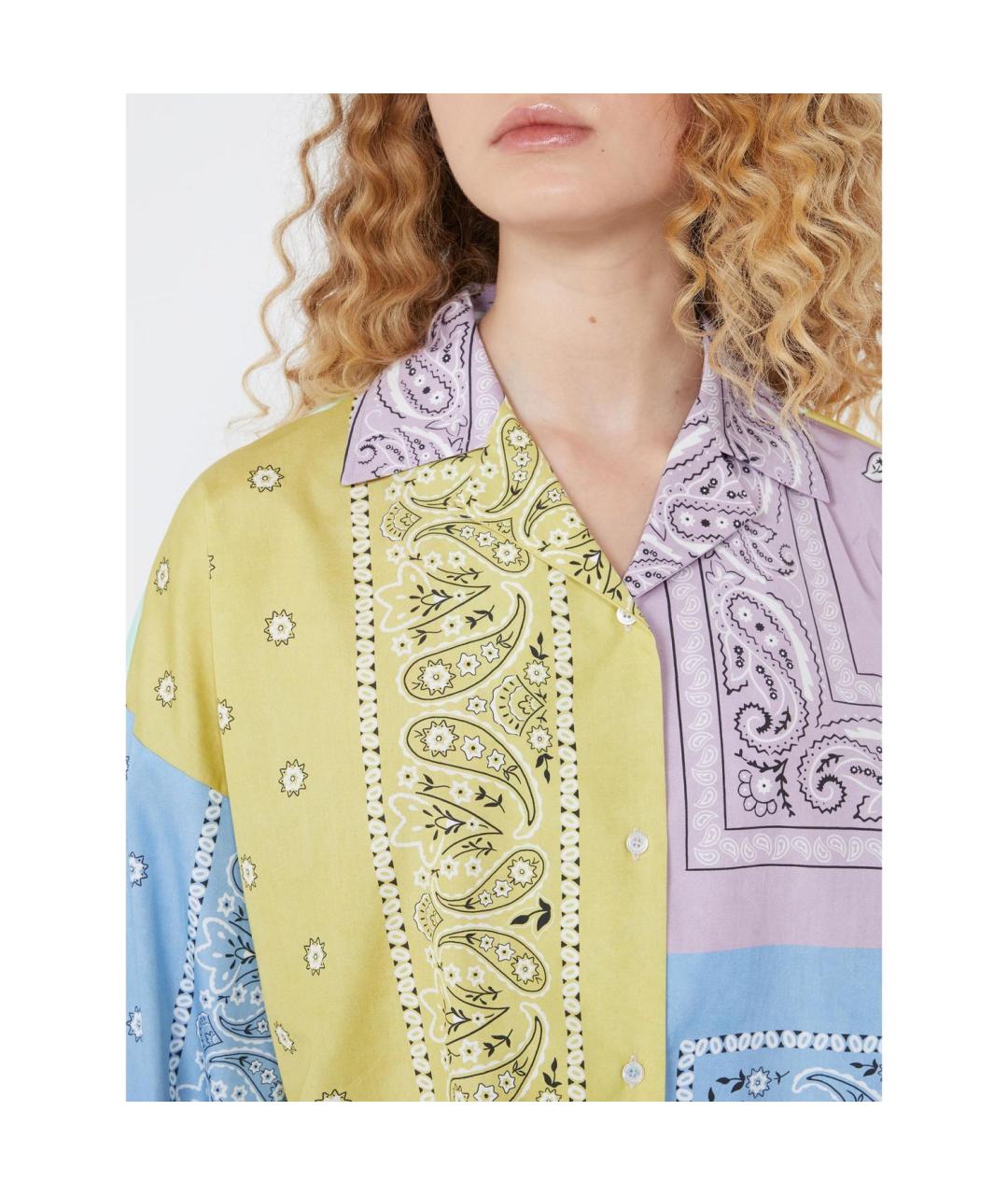 WEEKEND MAX MARA Мульти хлопковая рубашка, фото 5