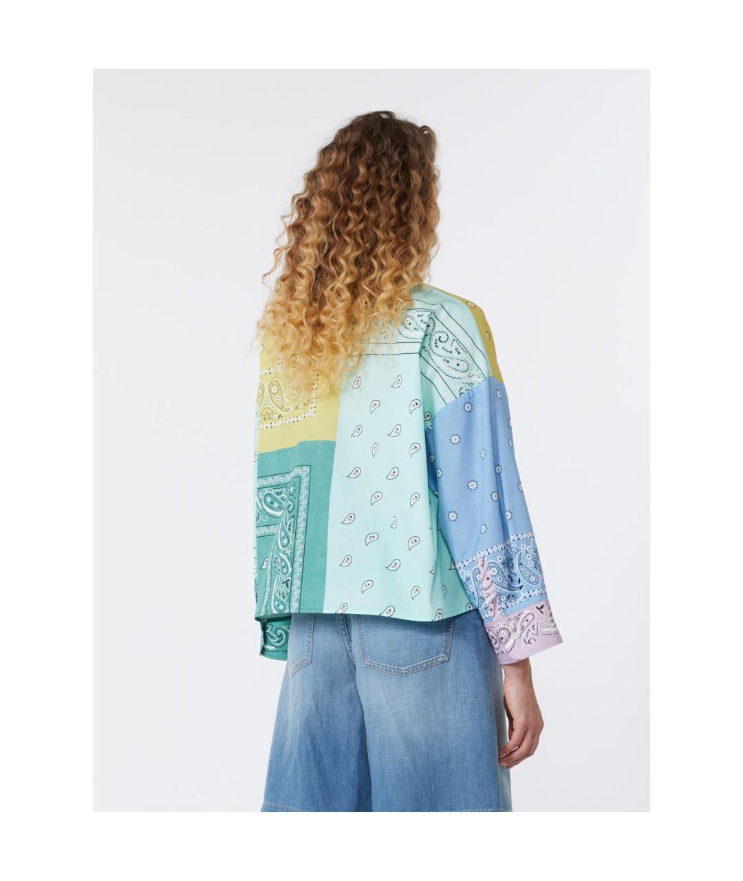 WEEKEND MAX MARA Мульти хлопковая рубашка, фото 3