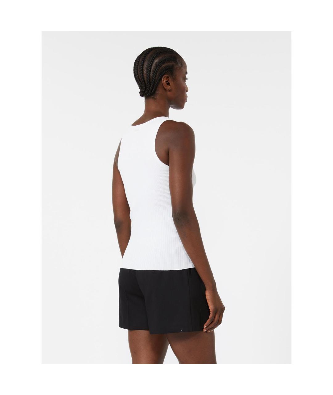 MAX MARA Белая майка, фото 2