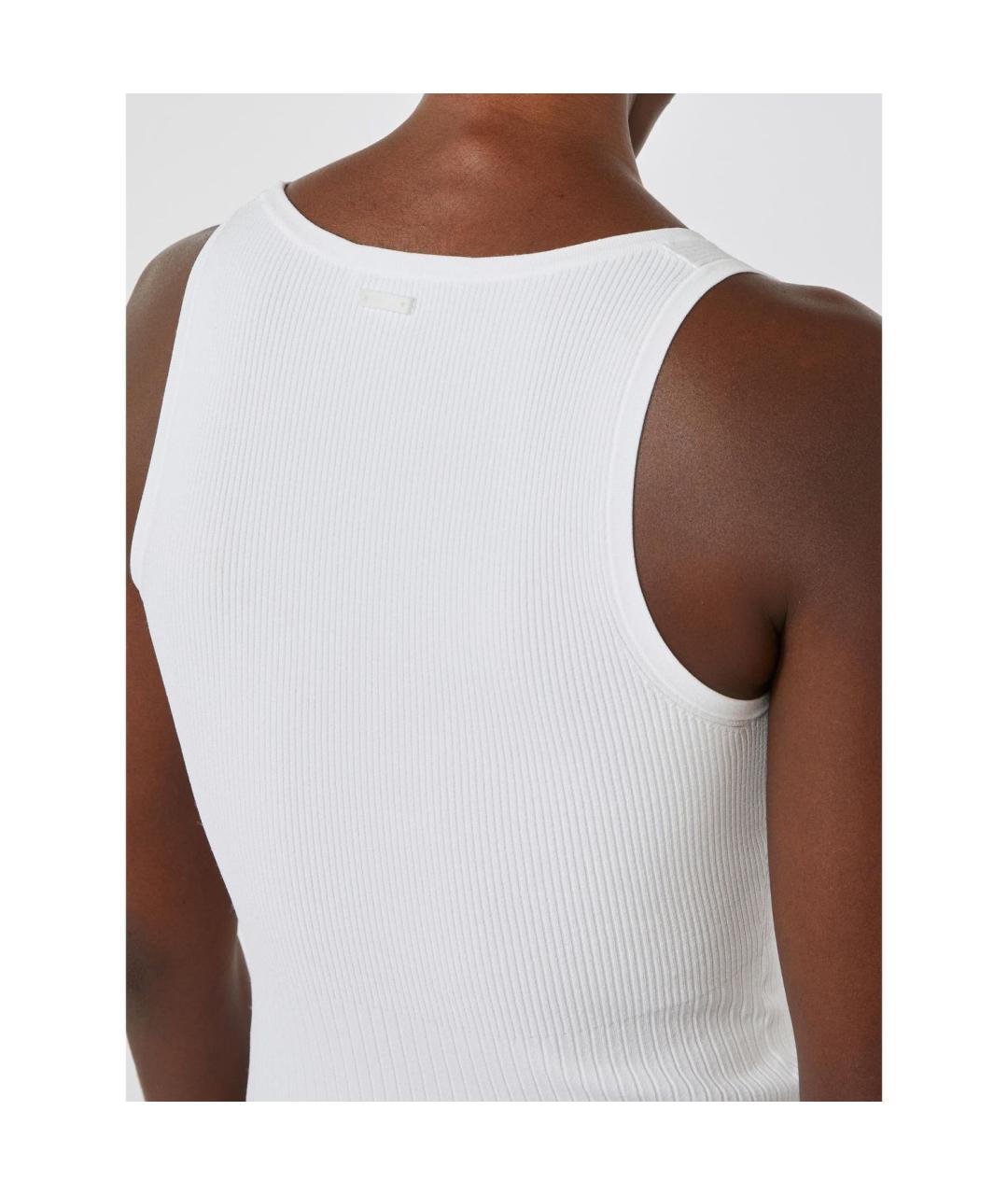 MAX MARA Белая майка, фото 3