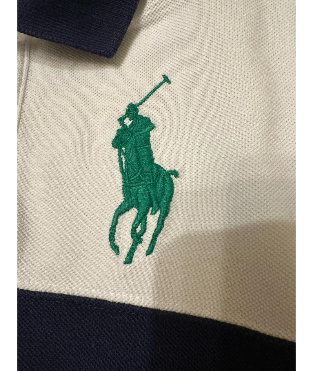 POLO RALPH LAUREN Белая хлопковая детская футболка, фото 5
