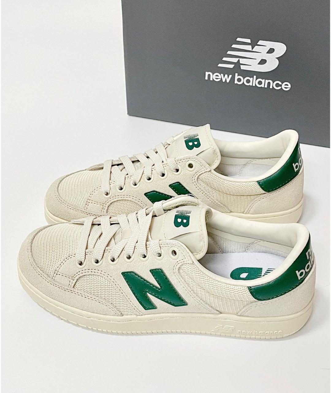 NEW BALANCE Бежевые текстильные кроссовки, фото 2