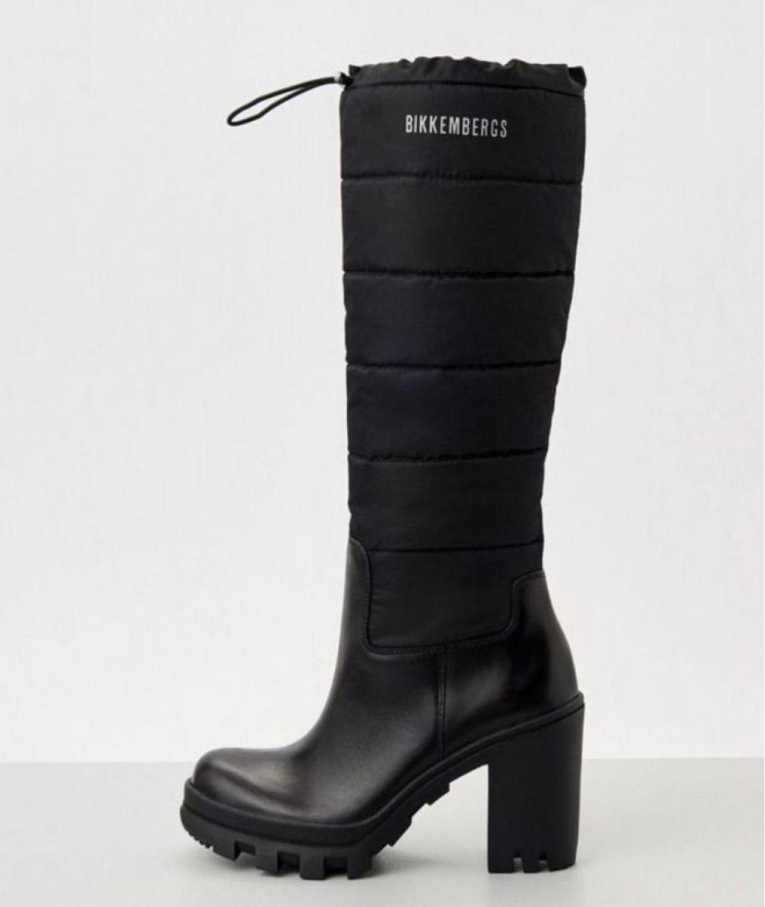 BIKKEMBERGS Черные текстильные сапоги, фото 8