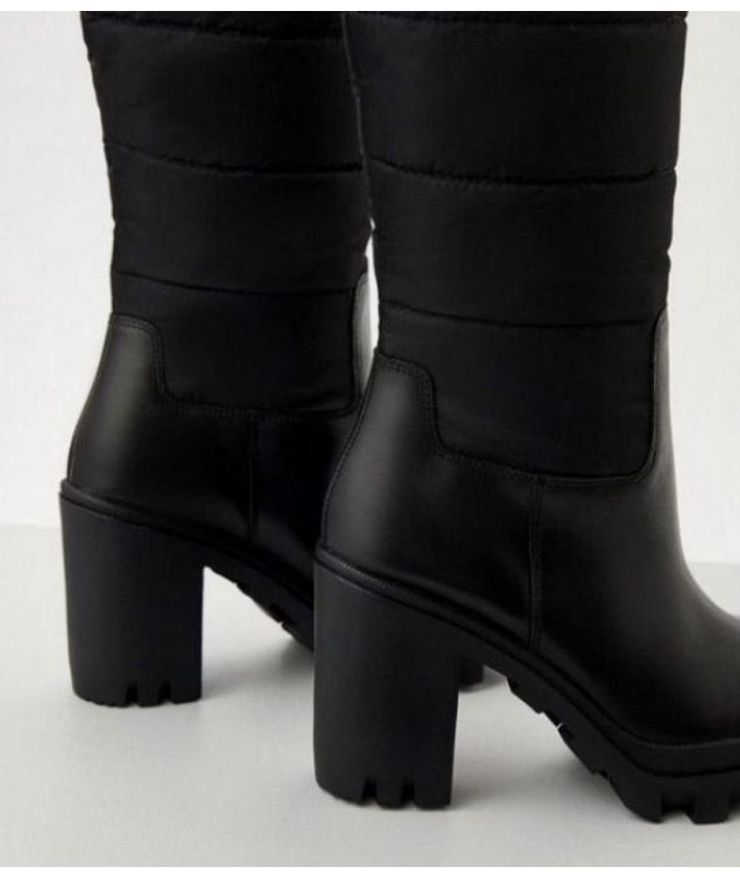 BIKKEMBERGS Черные текстильные сапоги, фото 2