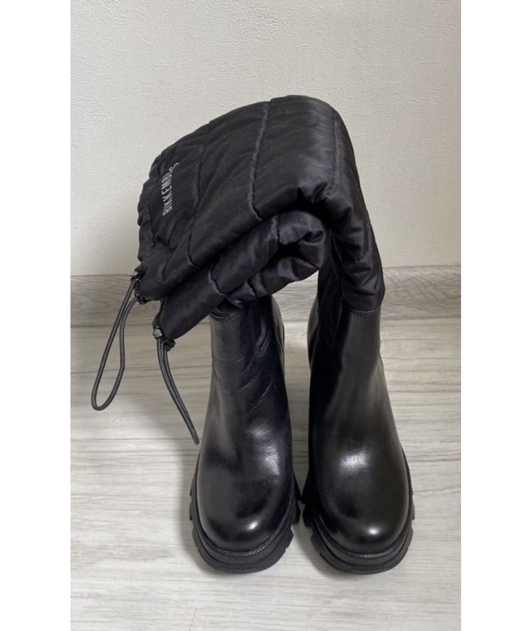 BIKKEMBERGS Черные текстильные сапоги, фото 4