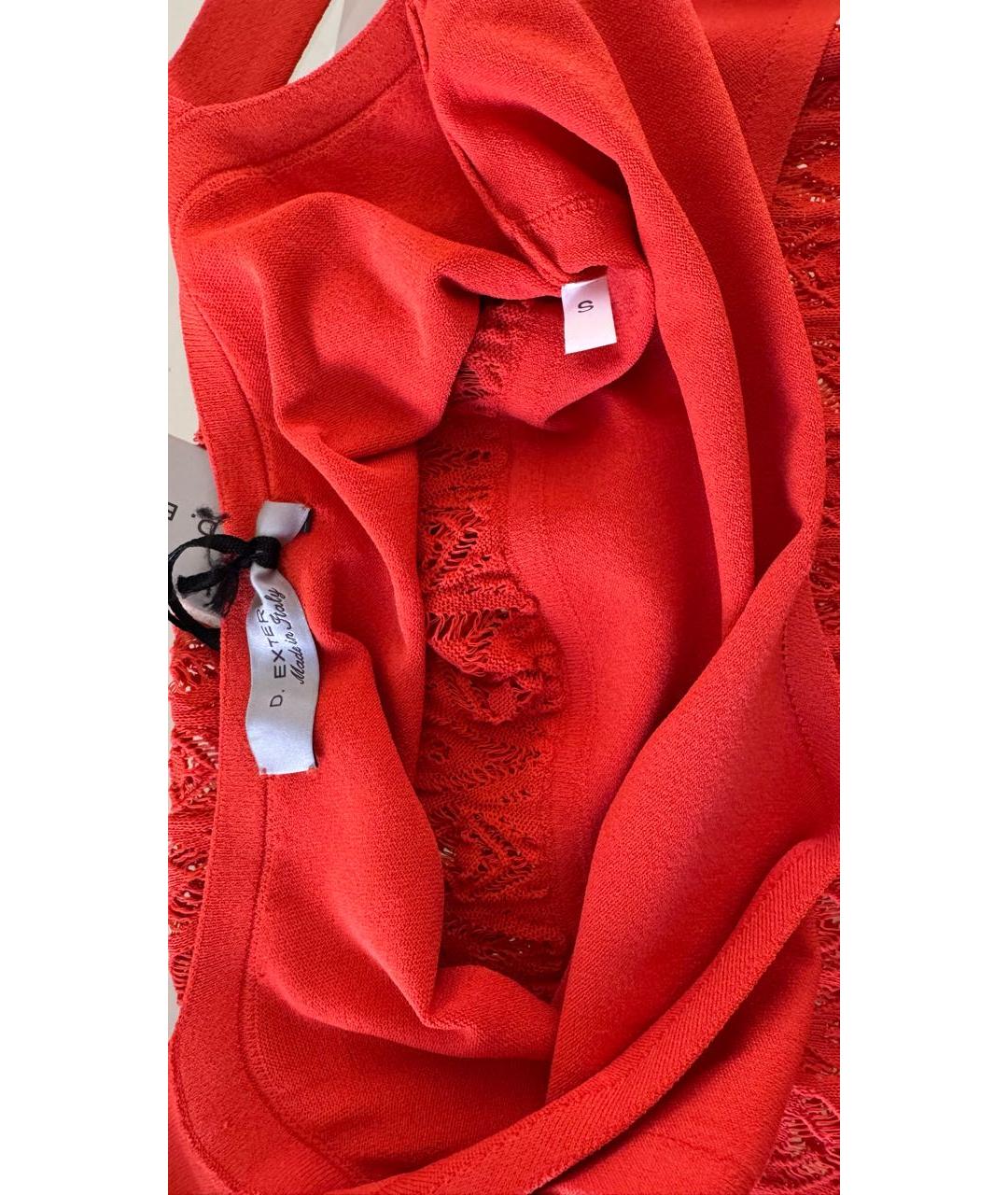 D.EXTERIOR Красный хлопковый сарафан, фото 6