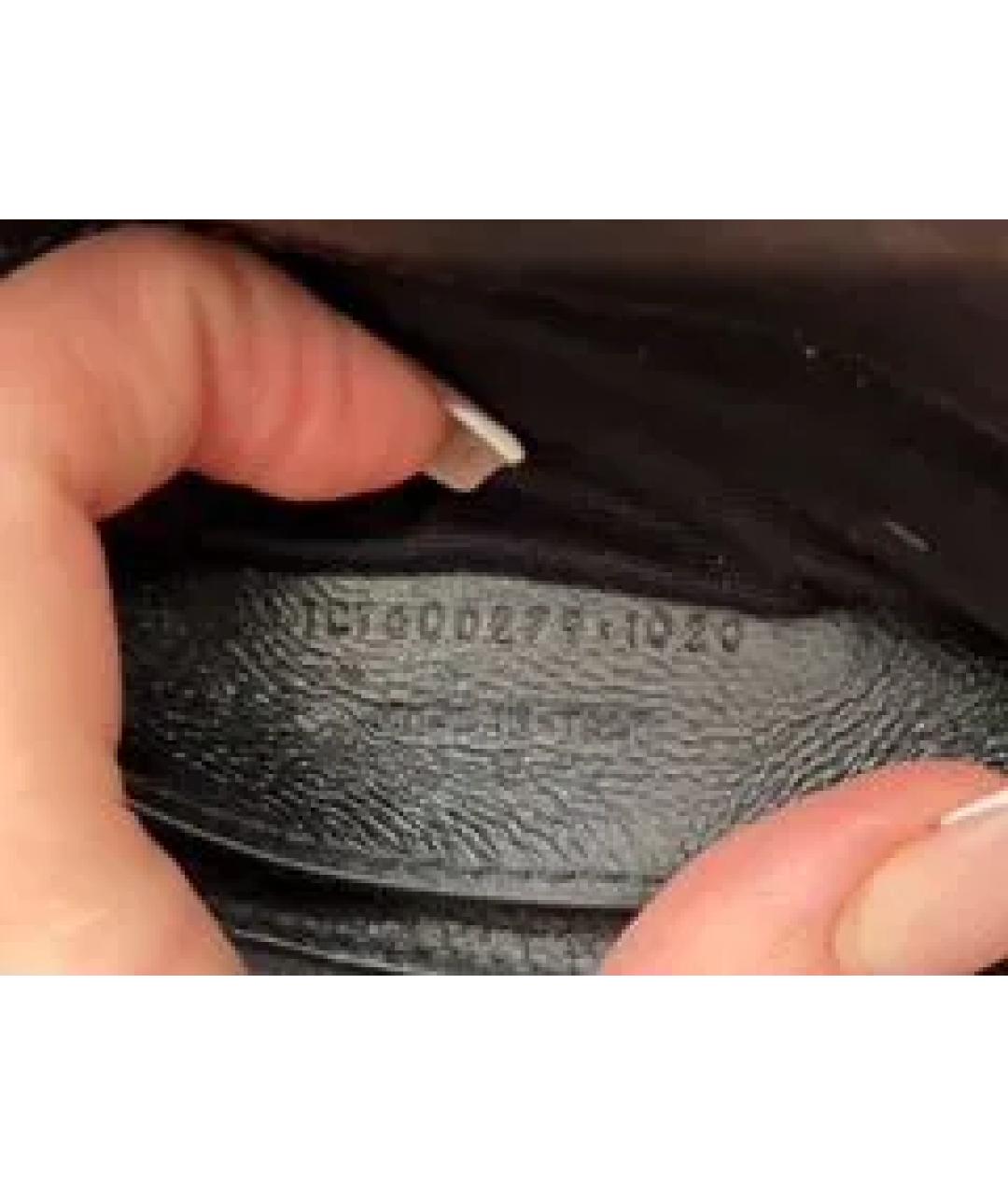 SAINT LAURENT Черная кожаная сумка с короткими ручками, фото 7